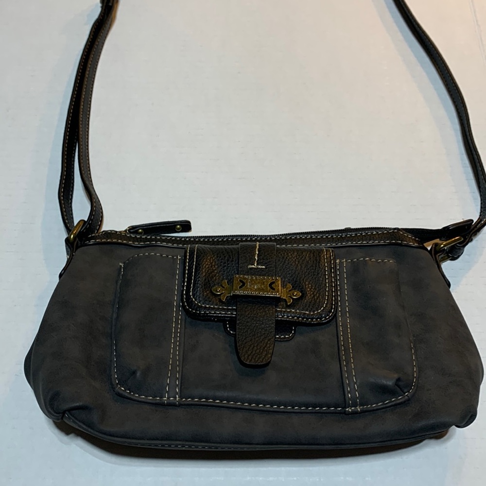 BOC Crossbody Purse Gray & Black - Picture 4 of 8
